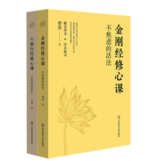 六祖坛经修心课 不抑郁的活法+金刚经修心课 不焦虑的活法套装2册 商品图2
