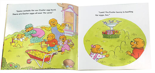 英文原版 The Berenstain Bears' Baby Easter Bunny贝贝熊的复活节小兔子 Jan Berenstain幼儿启蒙认知英文原版平装绘本 商品图2