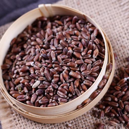 农家黑小麦  老品种黑麦仁  适合煮粥 蒸饭 商品图3