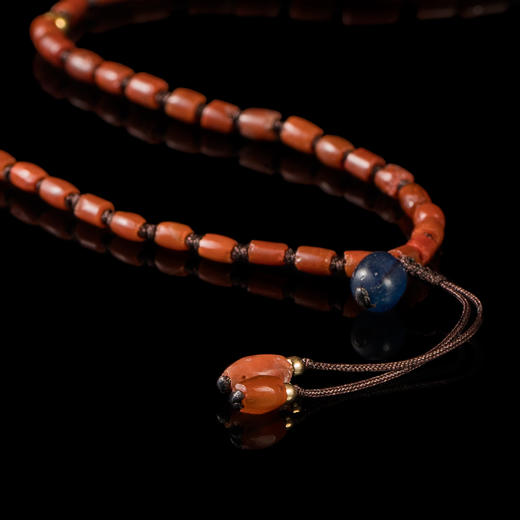 西亚高古带棱红玛瑙项链 商品图5