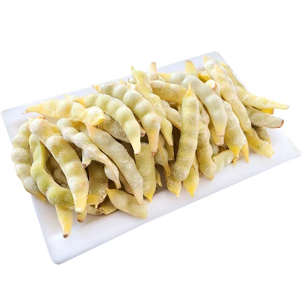 有机种植速冻黄豆角,口感特别好,炖起来跟鲜豆角一样!