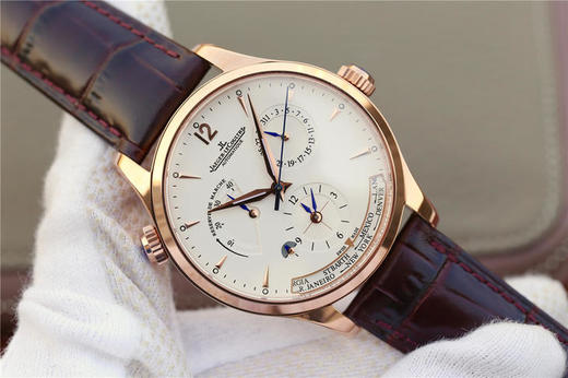 TW积家大师两地时系列1422521男士多功能腕表（升级版:1、机芯机构升级更接近原装，2、字面细节升级，3、所有功能和原装同步），42mm 商品图2