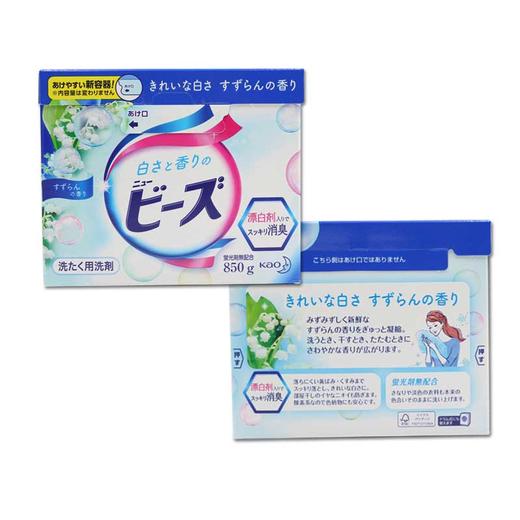 日本KAO/花王原装进口优雅玫瑰香淡雅铃兰香洗衣粉 800g 商品图4