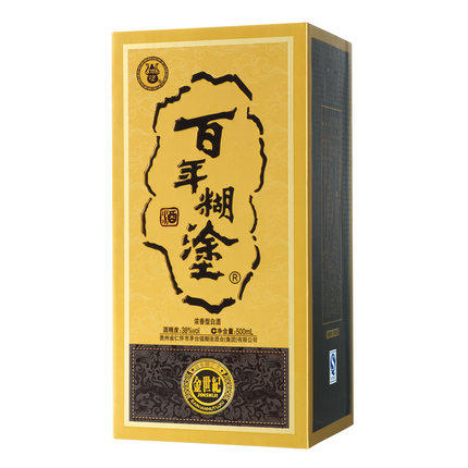 金世纪百年糊涂500ml38度*瓶 - 新广华酒水批发
