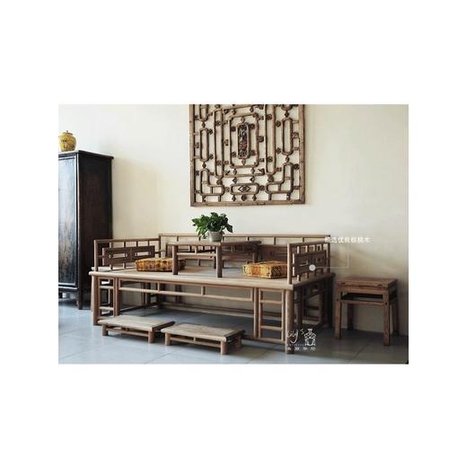 中式实木罗汉床+炕桌（套2） 商品图0