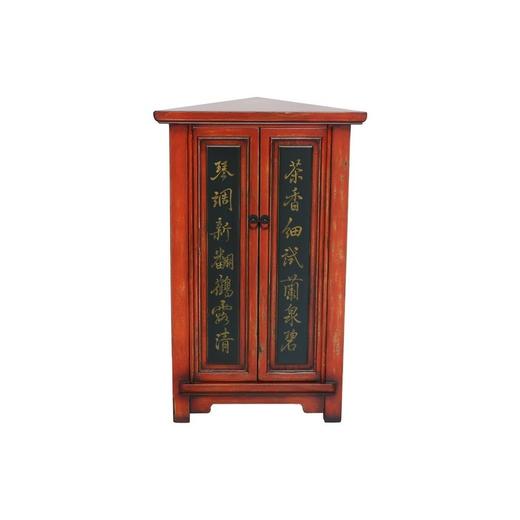 新仿榆木新中式橘色角柜QB18040033-A Newly made Elm wood Corner cabinet 商品图0