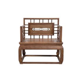 新仿黑胡桃木新中式单人沙发椅休闲椅椅子QN1706001655 Newly made Black walnut wood Reproduction Single sofa