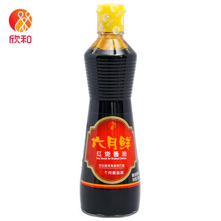 500ml欣和六月鲜红烧酱油 商品图0