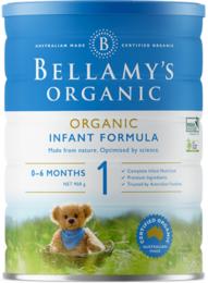 【澳洲仓】有机澳洲Bellamy's贝拉米婴幼儿配方奶粉 1段