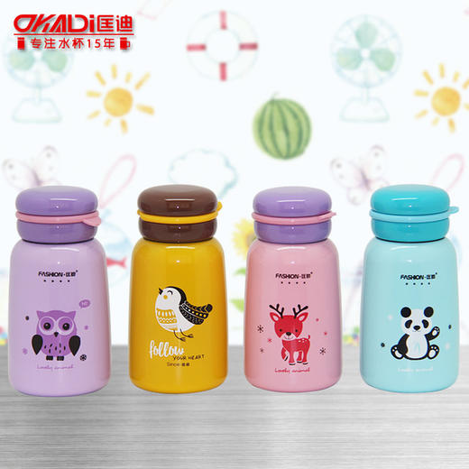 【匡迪】747号不锈钢保温杯儿童女士时尚水杯 商品图0