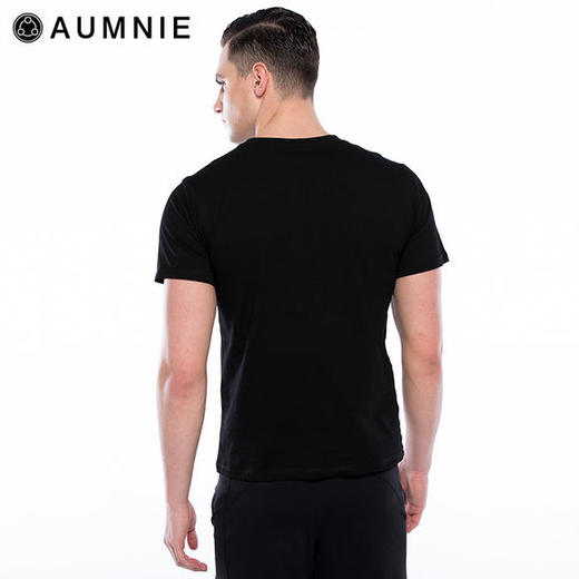 AUMNIE｜男士男款方形LOGO T恤 BL CLASSIC T-SHIRT 商品图5