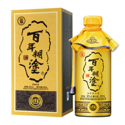 金世纪百年糊涂500ml38度瓶