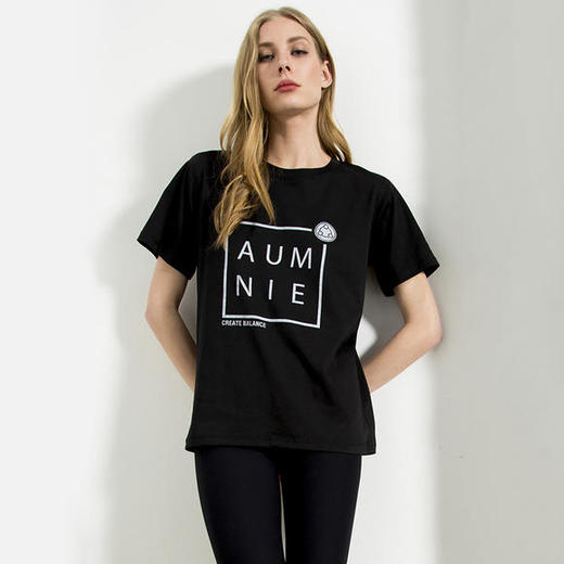 AUMNIE｜经典方形LOGO T恤 BL CLASSIC T-SHIRT 商品图3