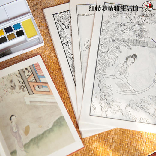 红楼梦精雅生活十二钗填色套装 商品图2