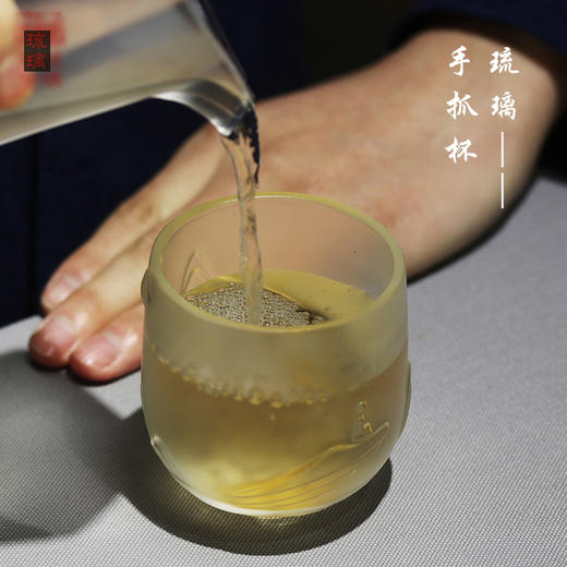 无言、观沧海、朝花 手抓杯  琉璃品茗杯单杯主人杯 商品图3