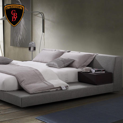 cbd家居1.8米软床双人时尚现代简约布艺床家具hg120