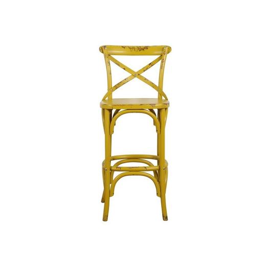新仿桦木仿旧家具彩漆吧椅吧椅椅子QQ14010049-黄 Newly made Birch wood Bar chair 商品图0