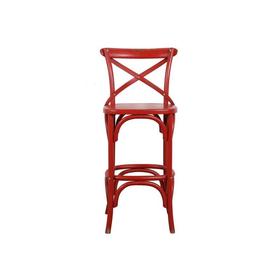 新仿桦木仿旧家具彩漆吧椅吧椅椅子 QQ14010046-橘 Newly made Birch wood Bar chair