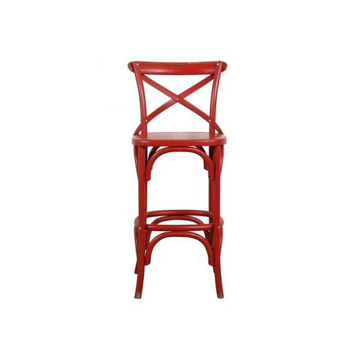 新仿桦木仿旧家具彩漆吧椅吧椅椅子 QQ14010046-橘 Newly made Birch wood Bar chair 商品图0