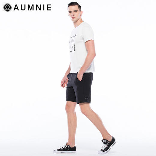 AUMNIE｜男士男款方形LOGO T恤 BL CLASSIC T-SHIRT 商品图9