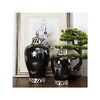 仿制瓷器陶瓷斑马储物罐罐子花器QG11091661 Newly made Porcelain black vase 商品缩略图1