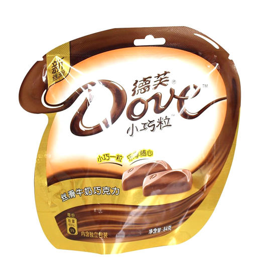 德芙小巧粒袋装丝滑牛奶巧克力84g 商品图0