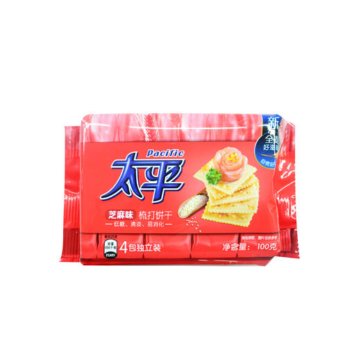 太平芝麻味梳打饼干100g 商品图0