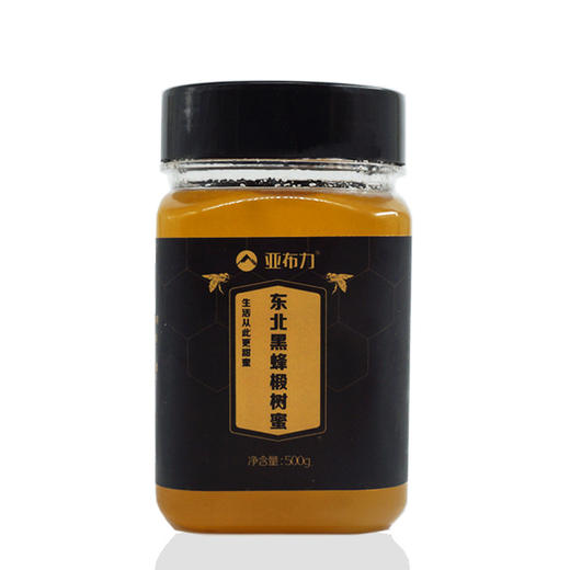 【亚布力】东北黑蜂虎林椴树蜜 500g/瓶 波美度42°蜂蜜