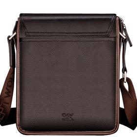 七匹狼SEPTWOLVES男士休闲单肩斜挎包商务男包1A01025A