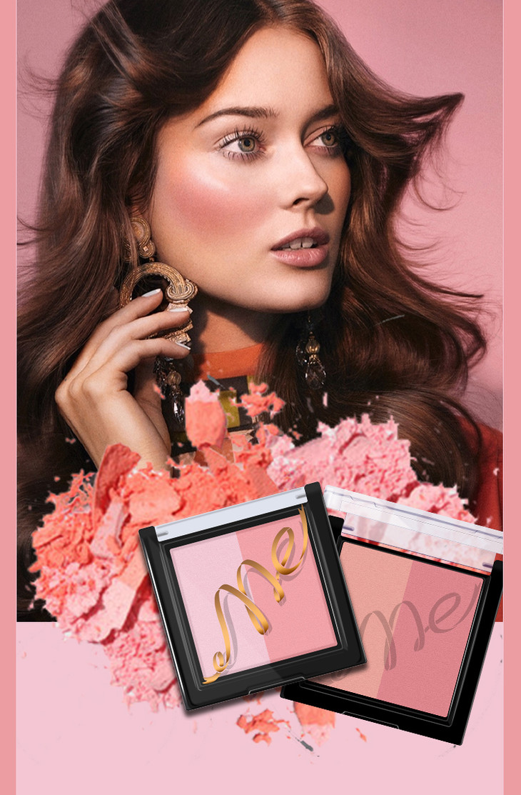 媚黛尔花漾元气腮红