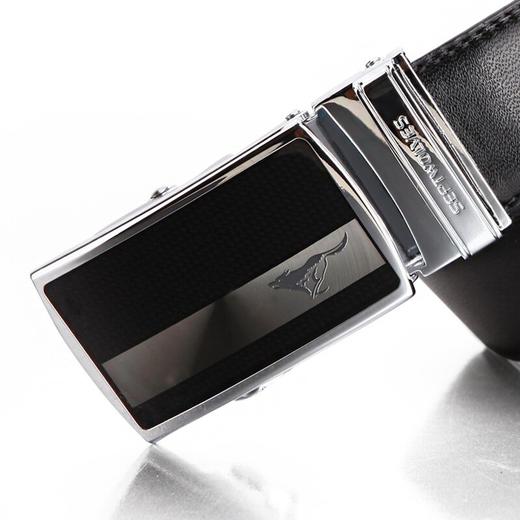 七匹狼（SEPTWOLVES）皮带男商务简约自动扣腰带休闲商旅青年男款皮带裤带 7A319132100 商品图3