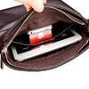 七匹狼（SEPTWOLVES）男包单肩包多功能商务休闲男士斜跨包男士时尚单肩包 啡色1A4964111-02 商品缩略图4