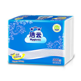 洁云300张加韧卫生纸