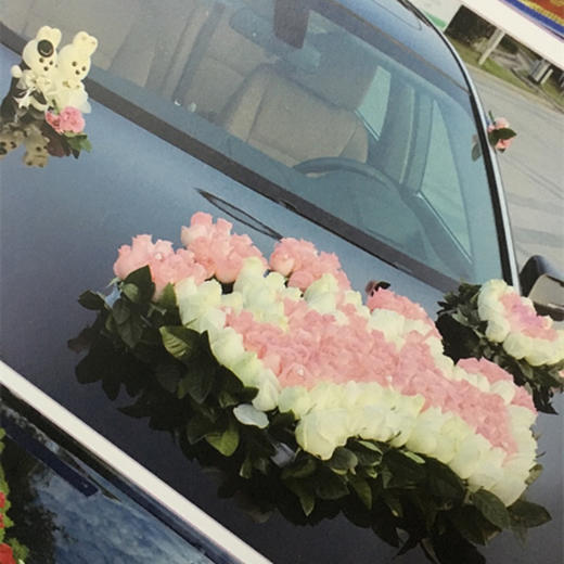 XZ带泥婚车吸盘/大V/月牙/桃心/圆环 商品图4