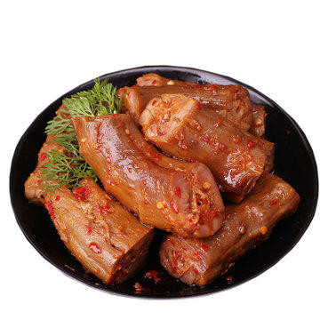 【食品酒水】大秋食为先湖南特产香辣味炸酱鸭脖16g*1包办公室零食香辣肉类 商品图4