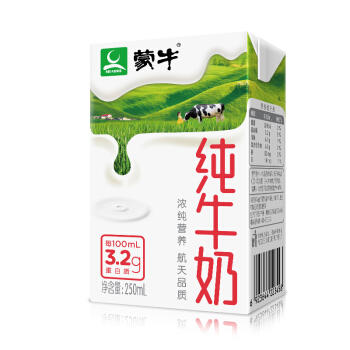 蒙牛纯牛奶250ml*16包*箱 商品图1