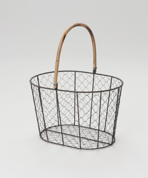 日本puebco复古钢丝收纳篮杂物储物篮筐家居装饰篮子