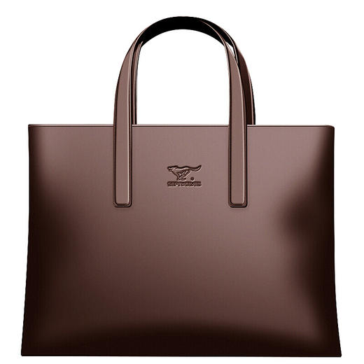 七匹狼（SEPTWOLVES）男士公文包 时尚休闲商务包斜挎单肩包 笔记本手提包 1A1164183-02啡色 商品图1