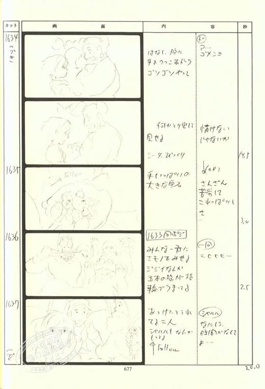预售 【中商原版】天空之城 吉卜力工作室分镜画全集 2 日文原版 天空の城ラピュタ スタジオジブリ絵コンテ全集2 宫崎骏 商品图3