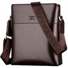 七匹狼单肩包 男士头层牛皮商务休闲竖款斜挎时尚男包 商品缩略图0