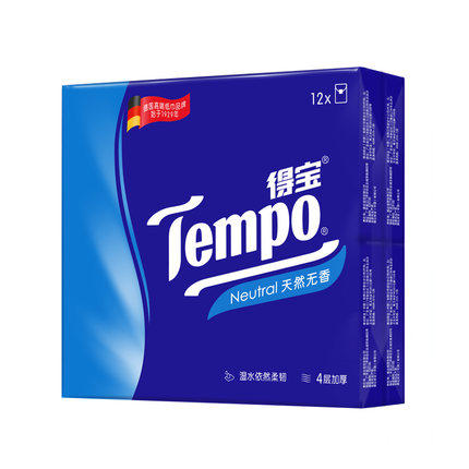 得宝迷你手帕纸(天然无香) 商品图0