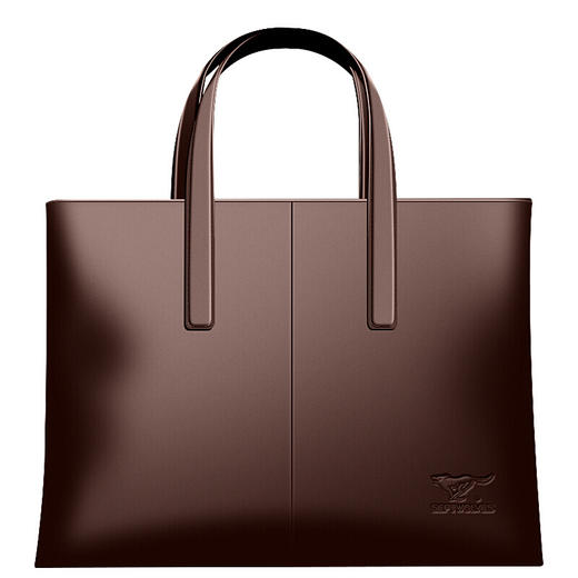 七匹狼（SEPTWOLVES）男士公文包 时尚休闲商务包斜挎单肩包 笔记本手提包 1A1164183-02啡色 商品图2