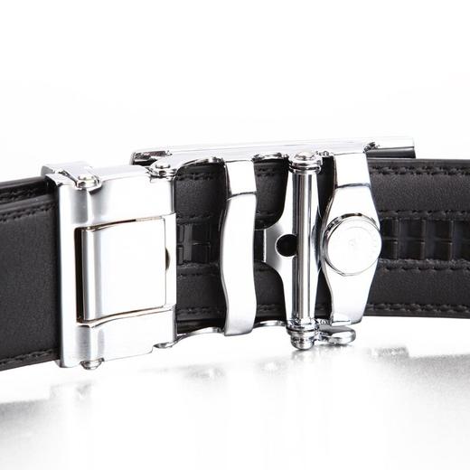 七匹狼（SEPTWOLVES）皮带男商务简约自动扣腰带休闲商旅青年男款皮带裤带 7A319132100 商品图4