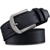 七匹狼男士皮带 休闲牛皮百搭男士针扣皮带腰带裤腰带7A92058400 黑色 商品缩略图2