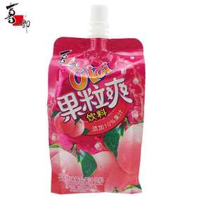 350ml水蜜桃果粒爽饮料