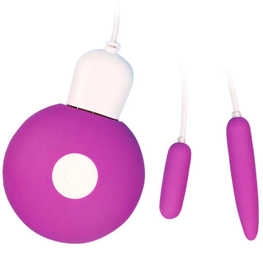 日本GALAKU 迷你跳蛋女用入体低音小跳弹小号自慰器插入式跳弹电动扩张塞sm情趣用品震动蛋房事玩具 觅蕾迷你细小双跳蛋 商品图3