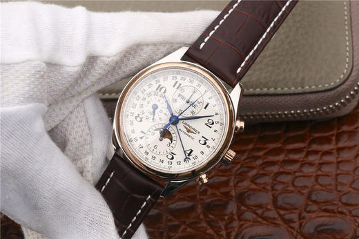 3M浪琴名匠优雅系列42mm大号月相男表，官方型号L2.773.5.78.7（具体型号看颜色搭配），100%原装分解开模生产，全线按正品工序组装 商品图1