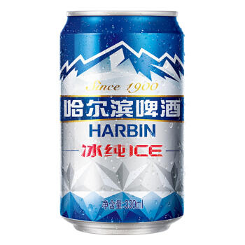 小罐哈尔滨冰纯330ml*24 罐 商品图1