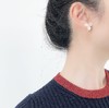 ｜Alpaca to hana-绣球花-不对称 耳夹（无需耳洞）［日本设计师］ 商品缩略图3