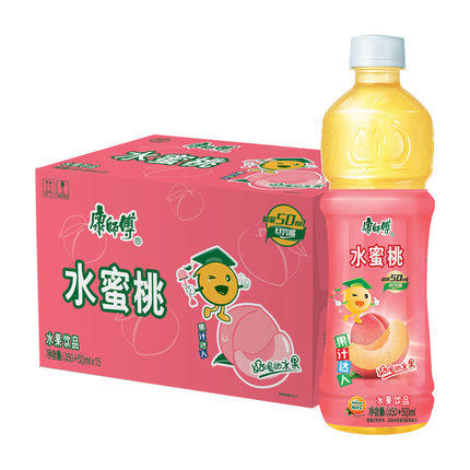 500ml康水蜜桃*15瓶 商品图0